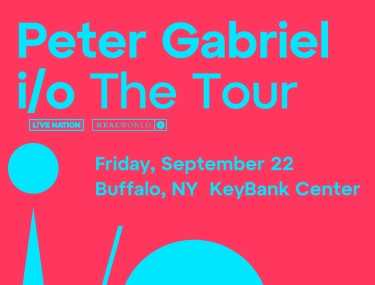 Peter Gabriel i/o - The Tour list image